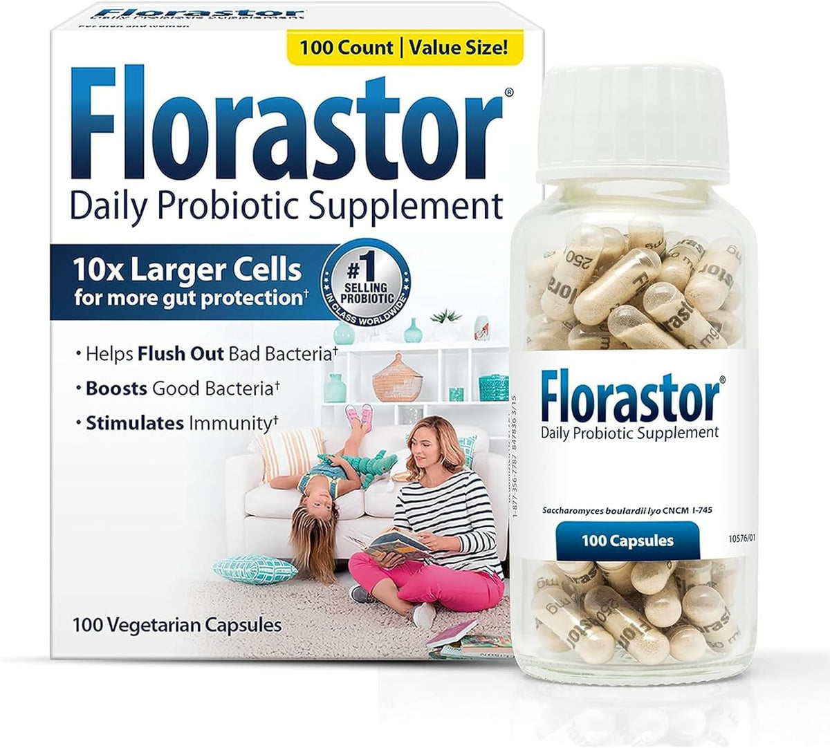 Florastor Daily Probiotic capsules