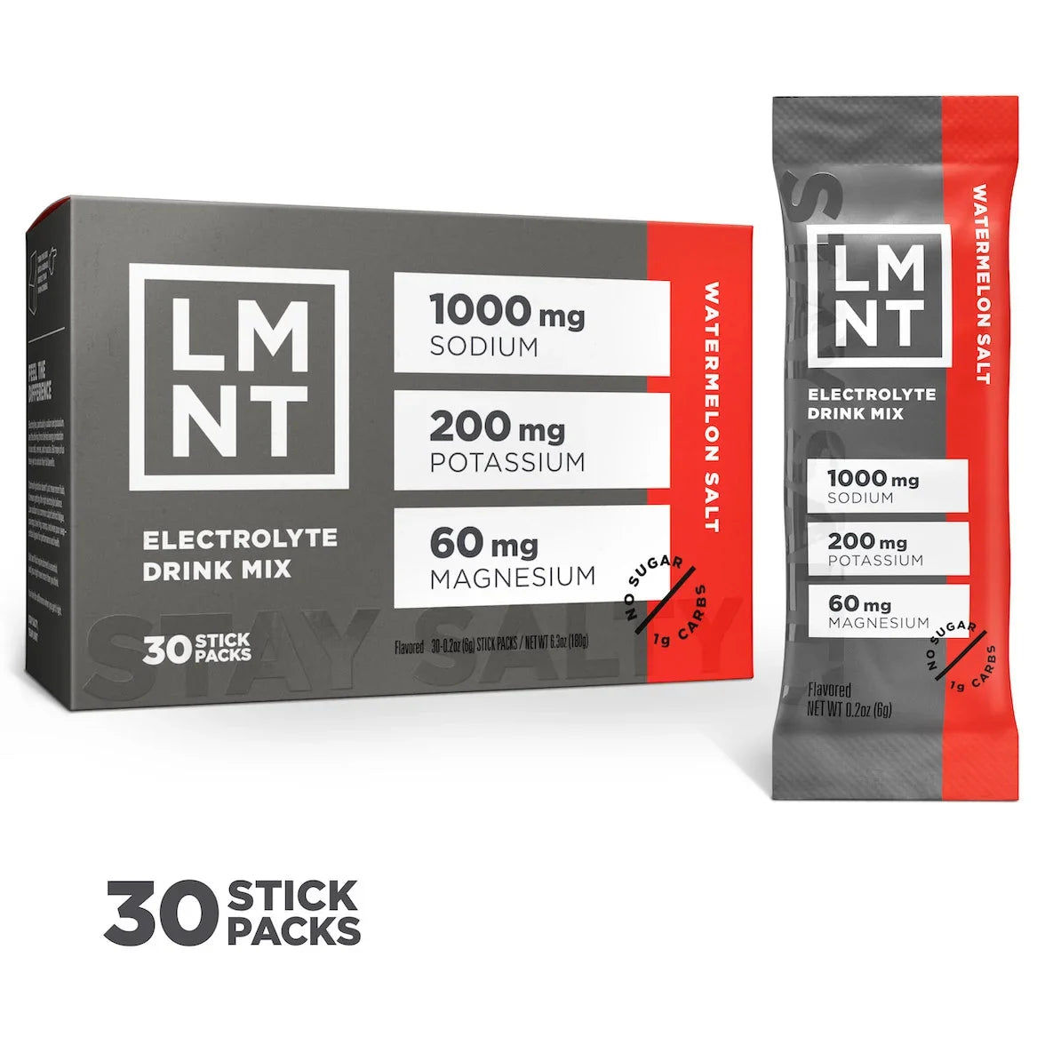 LMNT Watermelon Salt 30 stick packs