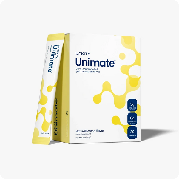 Unicity Unimate Natural Lemon – 30 Stick Packs
