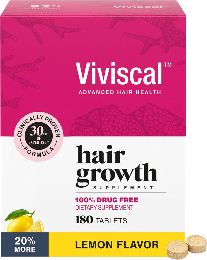 Viviscal Hair Growth Supplements for Women – 180 Tablets (90-Day Supply)