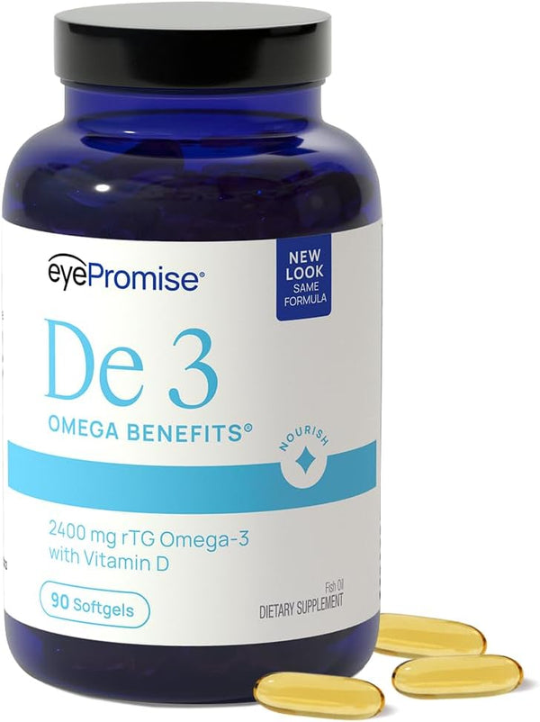 PRN De3 Occasional Eye Dryness rTG Omega-3 – 90 Softgels (30-Day Supply)
